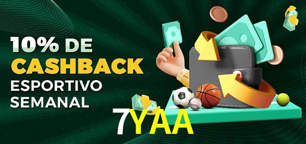 10% de bônus de cashback na 7YAA
