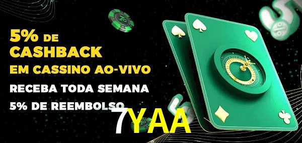 Promoções do cassino ao Vivo 7YAA